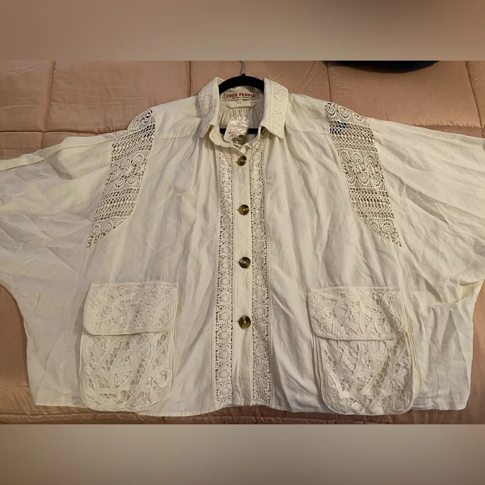 Free People Louisa Shirt Jacket